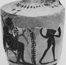 LEKYTHOS (ATHENIAN, BLACK-FIGURE)