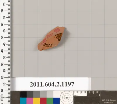 Terracotta fragment from an undetermined shape