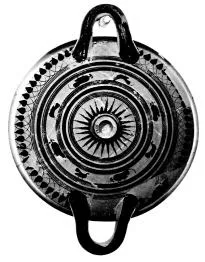 CUP DROOP (ATHENIAN, BLACK-FIGURE)
