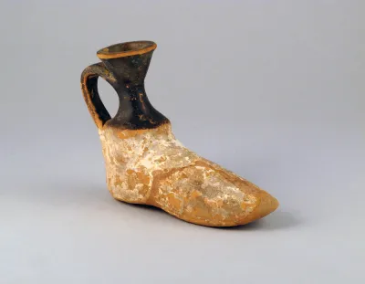 Aryballos in the form of a foot with shoe