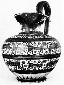 OINOCHOE (CORINTHIAN, BLACK-FIGURE)