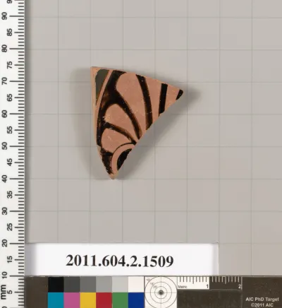 Terracotta fragment of a skyphos (deep drinking cup)