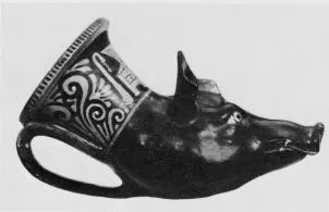 FIGURE VASE (SOUTH ITALIAN, APULIAN, RED-FIGURE)