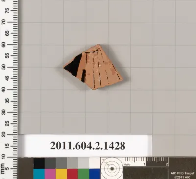 Terracotta fragment of a skyphos (deep drinking cup)