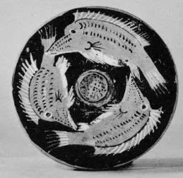 FISH PLATE (SOUTH ITALIAN, CAMPANIAN, RED-FIGURE)