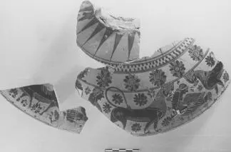 LID, FRAGMENTS (ATHENIAN, BLACK-FIGURE)