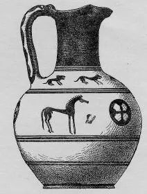 OINOCHOE (ATHENIAN GEOMETRIC, SILHOUETTE)