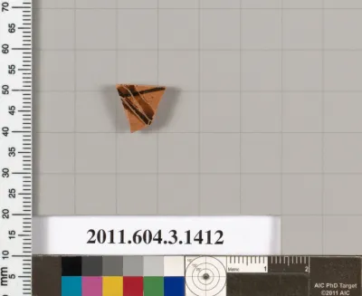 Terracotta fragment of a skyphos (deep drinking cup)