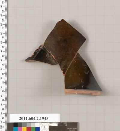 Terracotta fragment of a Nolan neck-amphora (jar)