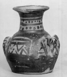 AMPHORA, BELLY-HANDLED (ATHENIAN GEOMETRIC)