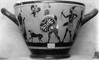 SKYPHOS (ATHENIAN, BLACK-FIGURE)