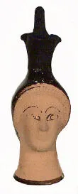 FIGURE VASE, OINOCHOE (ATHENIAN, RED-FIGURE)