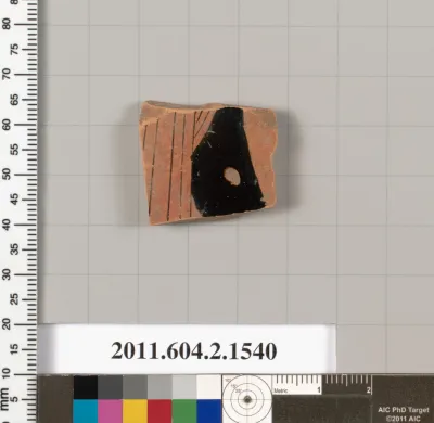 Terracotta fragment of a skyphos (deep drinking cup)