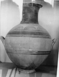 AMPHORA, BELLY-HANDLED (ATHENIAN PROTOGEOMETRIC)