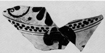 LEKYTHOS, FRAGMENT (ATHENIAN, BLACK-FIGURE)