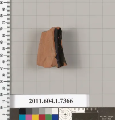 Terracotta fragment of a kylix (drinking cup)