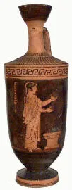 LEKYTHOS (ATHENIAN, RED-FIGURE)
