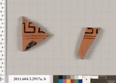 Terracotta fragments of a neck-amphora (jar)?