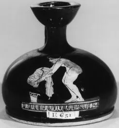 LEKYTHOS, SQUAT (ATHENIAN, RED-FIGURE)