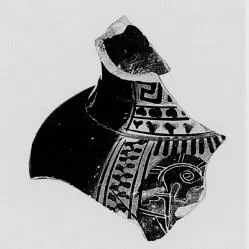OINOCHOE, FRAGMENT (ATHENIAN, BLACK-FIGURE)