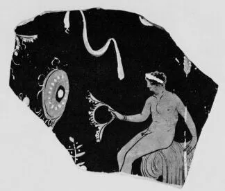 KRATER, CALYX, FRAGMENT (SOUTH ITALIAN, APULIAN, RED-FIGURE)