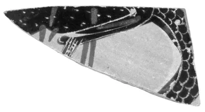 One Fragment from an Attic Black-Figure Cup