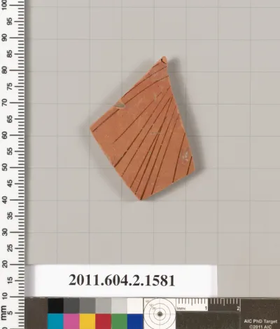 Terracotta fragment of a skyphos (deep drinking cup)