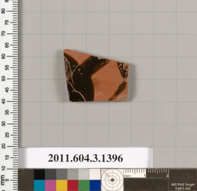 Terracotta fragment of a skyphos (deep drinking cup)