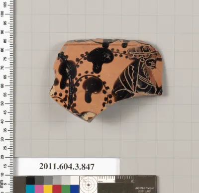 Terracotta fragment of a lekythos (oil flask)