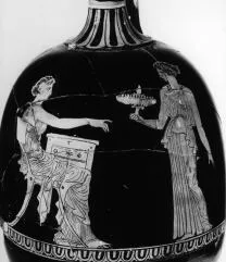 LEKYTHOS, SQUAT (ATHENIAN, RED-FIGURE)