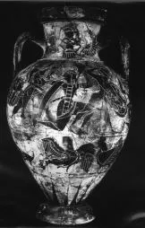 AMPHORA, NECK (ATHENIAN, BLACK-FIGURE)