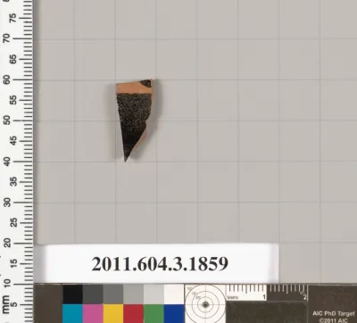 Terracotta fragment of a kylix: Lip cup (drinking cup)