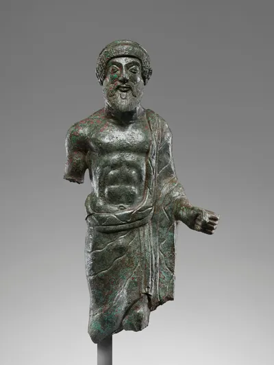 Statuette of a Bearded Man, Probably Tinia