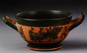 SKYPHOS (ATHENIAN, BLACK-FIGURE)