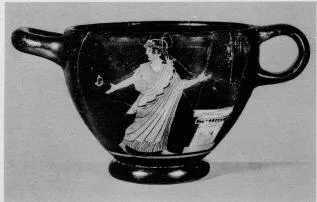 SKYPHOS (ATHENIAN, RED-FIGURE)