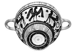 SKYPHOS (CORINTHIAN, BLACK-FIGURE)
