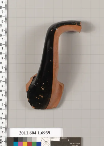 Terracotta fragment of a kylix (drinking cup)