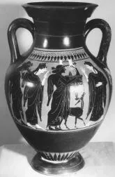 AMPHORA, BELLY, TYPE B (ATHENIAN, BLACK-FIGURE)