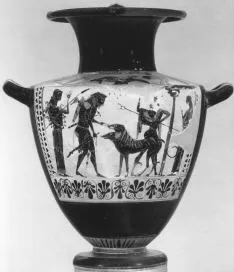 HYDRIA (ATHENIAN, BLACK-FIGURE)