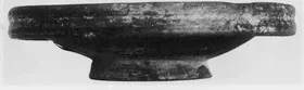 PLATE (ETRUSCAN, BUCCHERO)