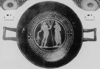 CUP (ETRUSCAN, PSEUDO RED-FIGURE)