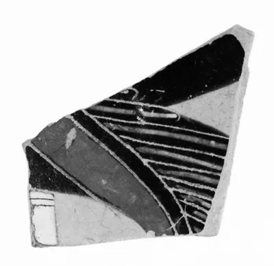 Attic Black-Figure Band Cup Fragment