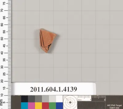 Terracotta fragment of a kylix (drinking cup)