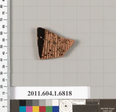 Terracotta fragment of a kylix (drinking cup)