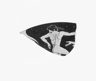 Attic Red-Figure Kylix Fragment