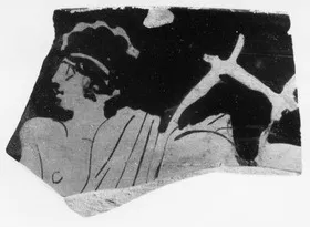SKYPHOS, FRAGMENT (ATHENIAN, RED-FIGURE)