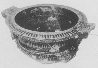 KRATER, COLUMN, FRAGMENT (ATHENIAN, BLACK-FIGURE)