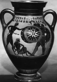 AMPHORA, BELLY, TYPE B (ATHENIAN, BLACK-FIGURE)