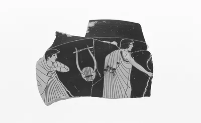 Attic Red-Figure Cup Type C (Lipped) Fragment