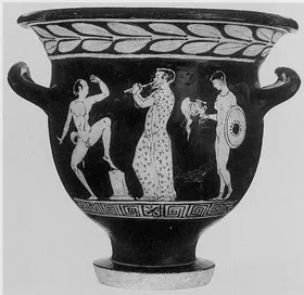 KRATER, BELL (SOUTH ITALIAN, LUCANIAN, RED-FIGURE)